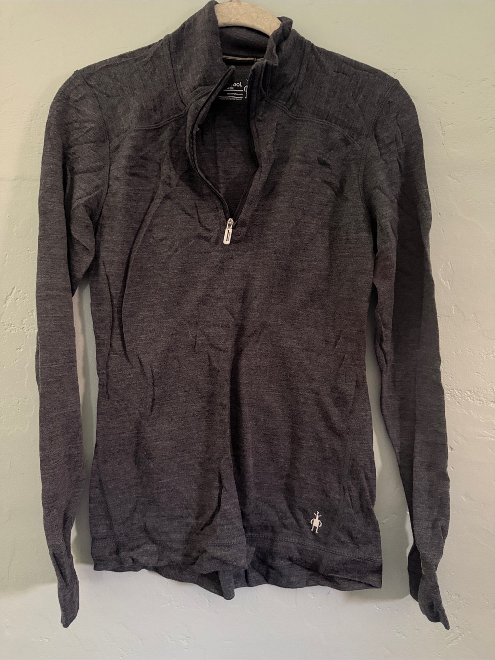 Smartwool Women's Charcoal Gray Zip Pullover